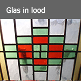 Knop glas in lood
